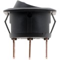 Rocker Type Switch Plastic Housing Black Color Finish 25a Amperage Rating Illuminated Single Pole Material 