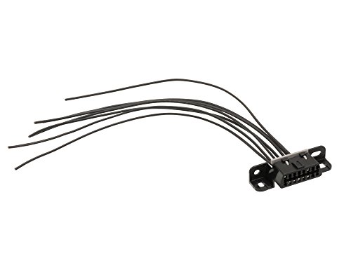 Obd2 Connector Pigtail Black Obd Ii Data Link Polyethylene For Most Jeep Applications