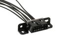 Obd2 Connector Pigtail Black Obd Ii Data Link Polyethylene For Most Jeep Applications