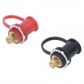 Agatige 2pcs Remote Battery Terminals 3 4in 250a Charger Post Adapter Stud Jumper Pile Terminal Black Red For Auto Truck Boat