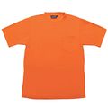 Erb 61778 9601 Non-ansi Hi-vizability Short Sleeve Jersey Knit T-shirt Orange 5x-large 