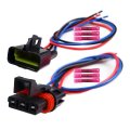 3-pin Male Female Fog Lights Connector For Volvo Vnl 2004a 2018 Front 20737496 20737497 Harness Wire Pigtail 