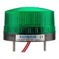 Baomain Industrial Signal Round Green Warning Light Strobe Lamp Led-3071 Dc 12v 3w