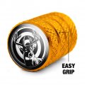 Deer Target Illustration Valve Stem Caps For Tire Rim Wheel Aluminum Yellow