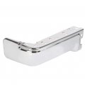 Hecasa Rear Bumper End Face Bar Compatible With 2009-2014 Ford F150 Styleside W O Sensor Hole Chrome Lh Driver Side