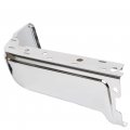 Hecasa Rear Bumper End Face Bar Compatible With 2009-2014 Ford F150 Styleside W O Sensor Hole Chrome Lh Driver Side