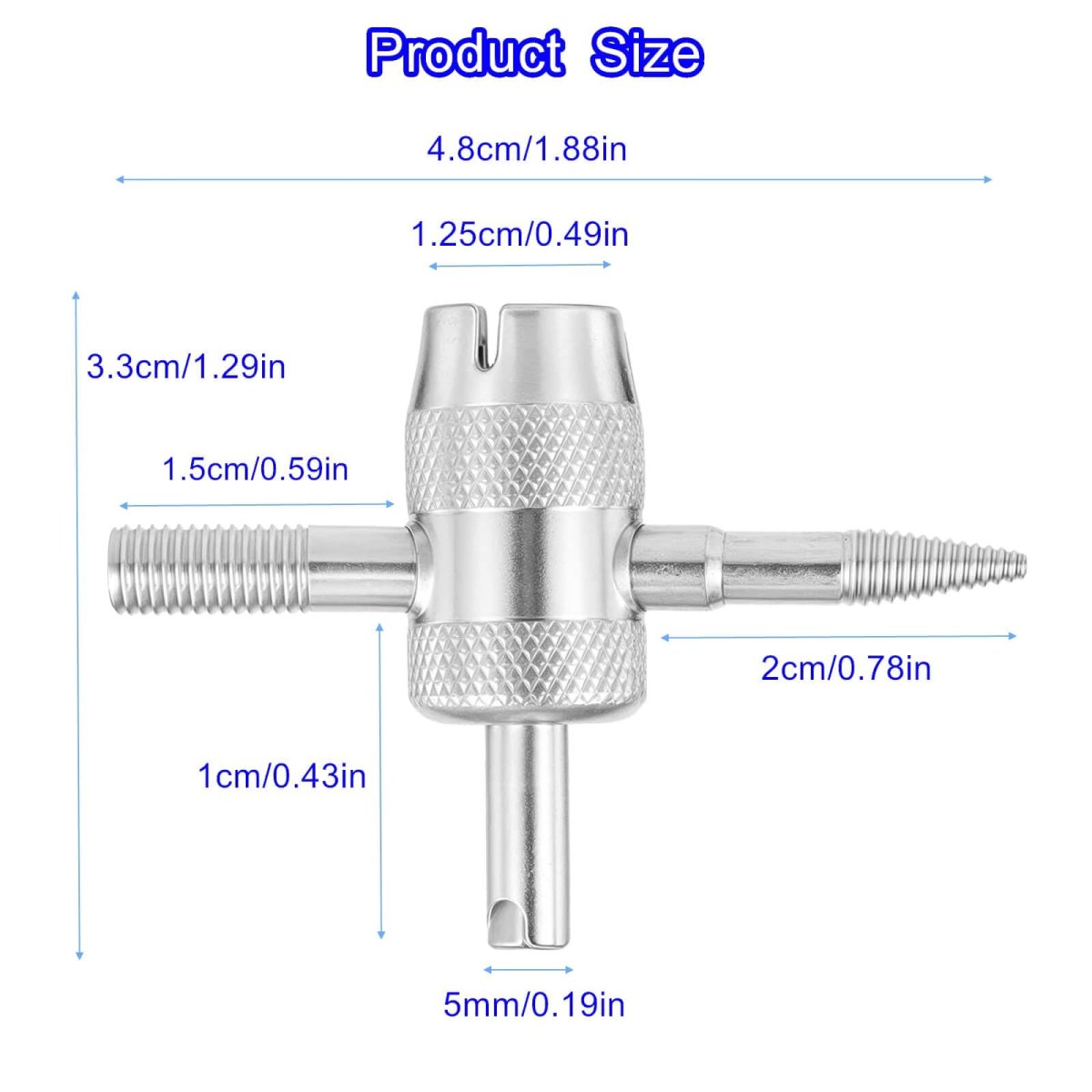 2 Pcs 4-way Valve Core Tool Tires 4-in-1 Tyre Removal Stem Puller Tool For Bicycle Car Bike And Automobile Tires