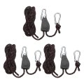 3 Pairs 1 4 Adjustable Rope Hanger 11 81ft 6 Meter Heavy Duty Ratchet Tie Down Strap With Clip For Hanging Plants Grow Light 