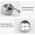 Oil Filter Wrench 3 8 Inch Drive 15 Flute Removal Socket For 0l 5 Gas Engines Essential Tool Easy Changes