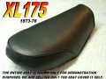 New Replacement Seat Cover Fits Xl175 Honda 1973-78 Xl 175 110