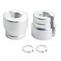 Dewhel Billet Aluminum Throttle Bushings For Bmw E30 E34 E28 E39 E36 M20 M30 M50 S14 M60 Silve 