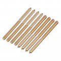 Uxcell 1 4-20x3-1 2 Hanger Bolts 8pcs Double Ended Screws Wood Dowel For Furniture
