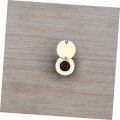 Angoily 2pcs Door Privacy Hole Cover Viewer Lids View Protector Antique Peephole To Rotate Observation Hood Copper Wide Angle