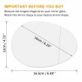 X Autohaux Right Passenger Side Rh Mirror Glass With Adhesive For Bmw Mini Cooper 2007-2015