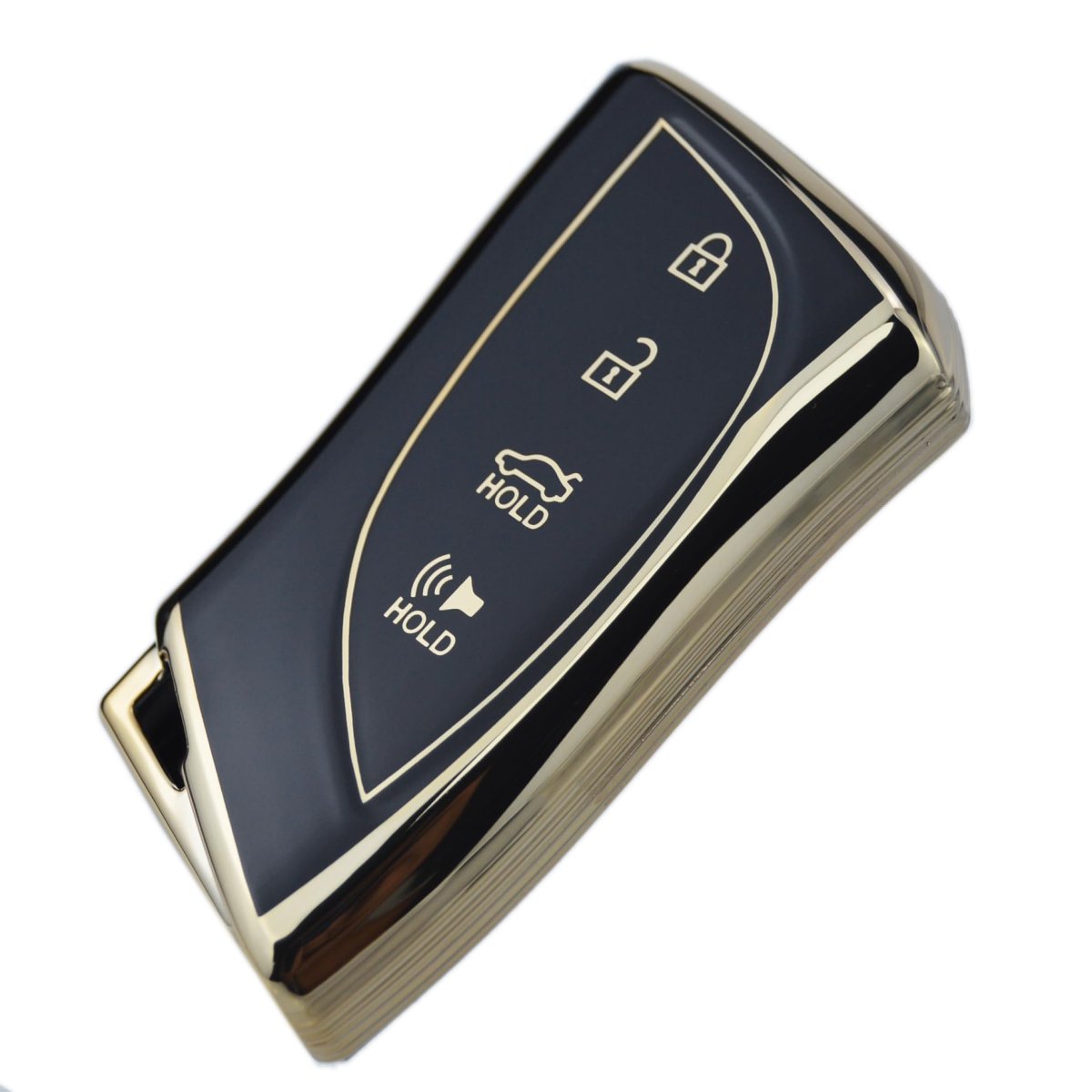 Soft Tpu Key Fob Cover For Lexus Rx Es Nx Ls Lc Gx 2018 2024 Full Protection Smartless Remote Shell 4 Button Key Black