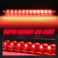 Auto Dynasty Rear High Mount Centre Led Third Brake Light Compatible With Toyota 4runner Highlander Prius Sienna 10-16 Chrome