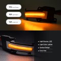 Njsbyl Sequestial Amber Led Side Mirror Turn Signal Lamps Assembly For 2021 2022 2023 Acura Tlx Mdx Puddle Marker Tow Blinker