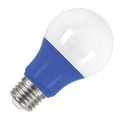 Satco S9644 Medium Light Bulb In White Finish 4 56 Inches Unknown Frosted Blue 