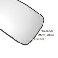 Car Rearview Left Driver Side Mirror Glass Replacement W Backing Plate Convex Heated White For Opel Corsa C Vauxhall Corsavan