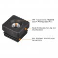 Uxcell 4pcs Inserts For Square Tubes With M10 Thread 1 26 X1 Od Tube Black Plastic Plug Caster Insert Chair End Caps Furniture