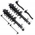 Ocpty Suspension Kits Complete Struts Assembly Stabilizer Bar Link Kit Tie Rod End Fits For Chevrolet Aveo 2004-2011 For Aveo5