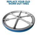 Urethane Band Saw Tires Set Of 2 Fits 10 In Homecraft 28-110 Precise Blade Tracking With Installation Tool And Instructions