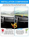 Autorder Custom Fit For Dashboard Cover Mat 2002-2005 Dodge Ram 1500 2003-2005 2500 3500 Accessories Dash Flannel Sunshade
