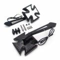 Smt-black Custom Led Turn Siganl Integrated Mirror Compatible With Honda Kawasaki Suzuki Yamaha B00rudvzwm