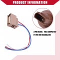 Hihaha No 2u5z13411sa Rear Car Lamp Holder With Wire Harness For Ford F-150 2004-2017 Light Signal Socket Pigtail Connector