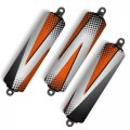 Vps Shock Cover For Yamaha Yfz450 Banshee Warrior 350 Yfz450r Set 3 Orange Color Nd885 