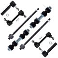 8pc Set Front Suspension Kit Fit 2002-2005 For Chevy Venture 2002-2004 Oldsmobile Silhouette Pontiac Montana Inner Tie Rod End 
