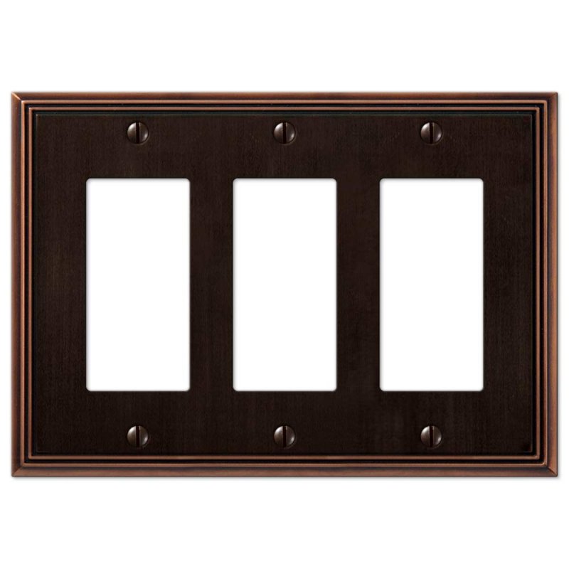 Amertac 77rrrdb Wall Plate Double Toggle