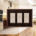 Amertac 77rrrdb Wall Plate Double Toggle 