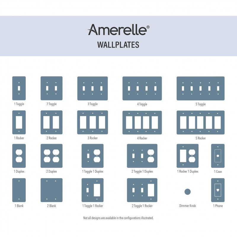 Amertac 77rrrdb Wall Plate Double Toggle