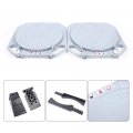 Wheel Alignment Tool Turn Plates 2 Piece Magnesium Alloy Automotive Front End Turntables With 360 Degrees Rotation For Garage