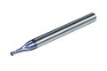 Micro 1 Bmr-028-2x A Helix Miniature Ball Nose End Mill 2 Flute Altin Coated Solid Carbide Tool 0 028 Cutter Diameter 8 Shank 0 