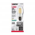 Satco 6pk 8w Bt15 Led 4000k Medium Base Dimmable 60w Equiv