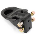 Heavy Duty 1x Adjustable Coupler 2-5 16 Ball 14000lbs Black 