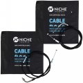 Niche Push Pull Throttle Cable Set For Honda Gl1100 1100i Gl1100a 17910-mb9-670 17910-463-670 17920-mb9-670
