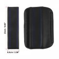 X Autohaux 2pcs Universal Seat Belt Shoulder Pad Soft Microfiber Leather Car Safety Strap Covers Neck Mat For Comfortable