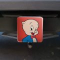 Looney Tunes Porky Pig Tow Trailer Hitch Cover Plug Insert