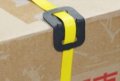 100 Pcs Tie Down Edge Protectors Flatbed Corner Protector Plastic To Protect Cargo Strapping Load Black 