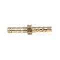 X Autohaux 5mm Brass Barb Hose Fitting Straight Union Connector For Air Water Gas Oil 5pcs