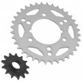 Caltric Front Rear Sprockets Kit Compatible With Polaris Scrambler 400 2x4 2000-2002