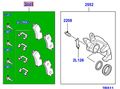 Ferodo Land Rover Rear Brake Pads Range Sport 10-13 10-12 Lr025739