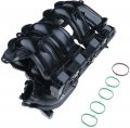 A-premium Engine Intake Manifold Assembly With Gasket Fits For 4cyl 1 6l Compatible Ford Fiesta 2011 2012 2013 2014