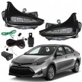 Labwork Fog Lights Assembly Replacement For 2017 2018 2019 Toyota Corolla L Le Xle Clear Lens Bumper Lamp Left Right Side