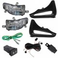 Labwork Fog Lights Assembly Replacement For 2017 2018 2019 Toyota Corolla L Le Xle Clear Lens Bumper Lamp Left Right Side