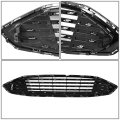 Auto Dynasty Oe Style Front Bumper Upper Radiator Grille Compatible With Ford Fusion 17-18