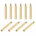Uxcell M4x40mm 6mm Male-female Brass Hex Pcb Motherboard Spacer Standoff For Fpv Drone Quadcopter Computer Circuit Board 30pcs